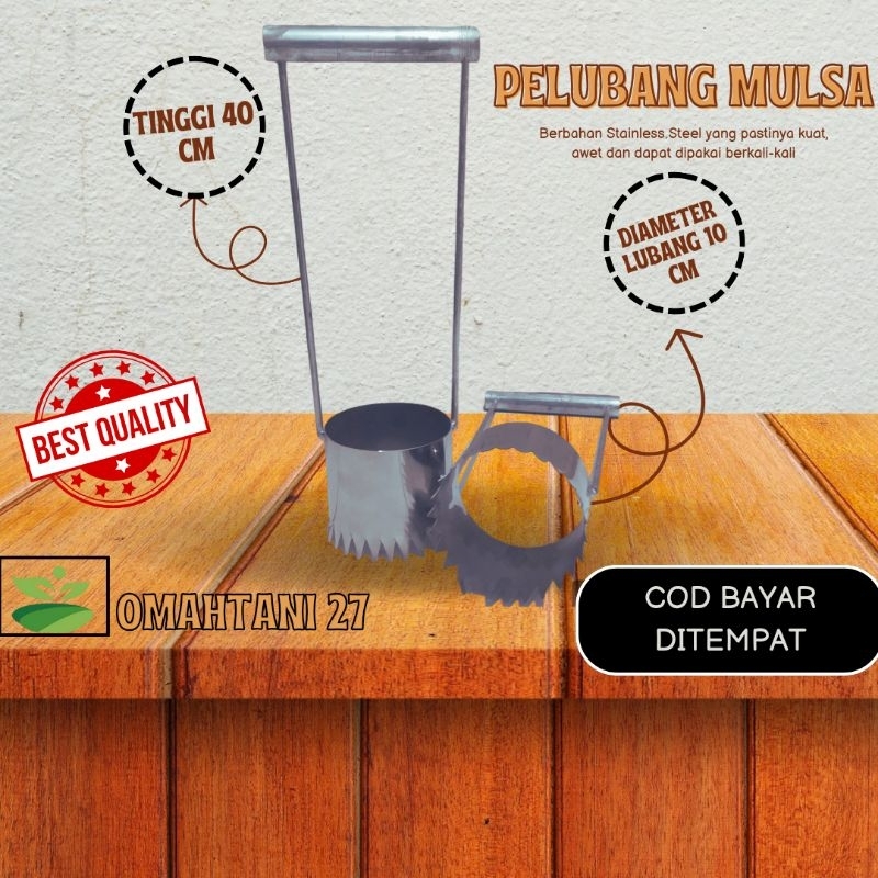 pelubang mulsa bahan stainless steel