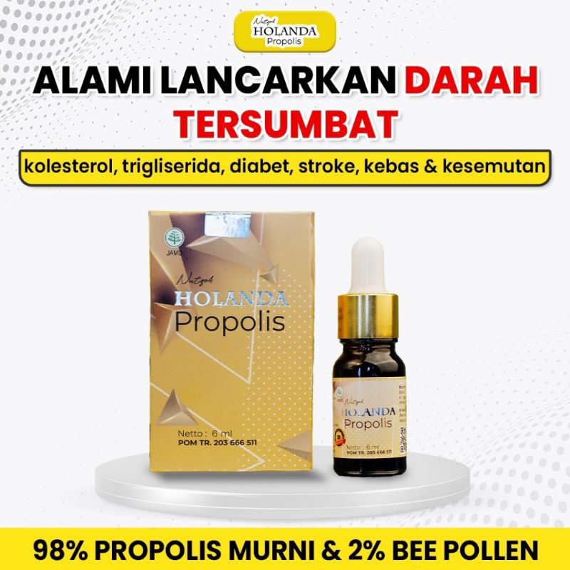 Holanda Propolis Asli Herbal Mengatasi Darah Tinggi Dan Kolesterol