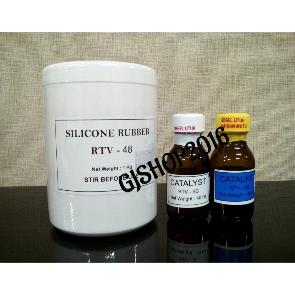 

Murah Siline Rubber RTV 48 1kg Bahan membuat etakan ml siline 58