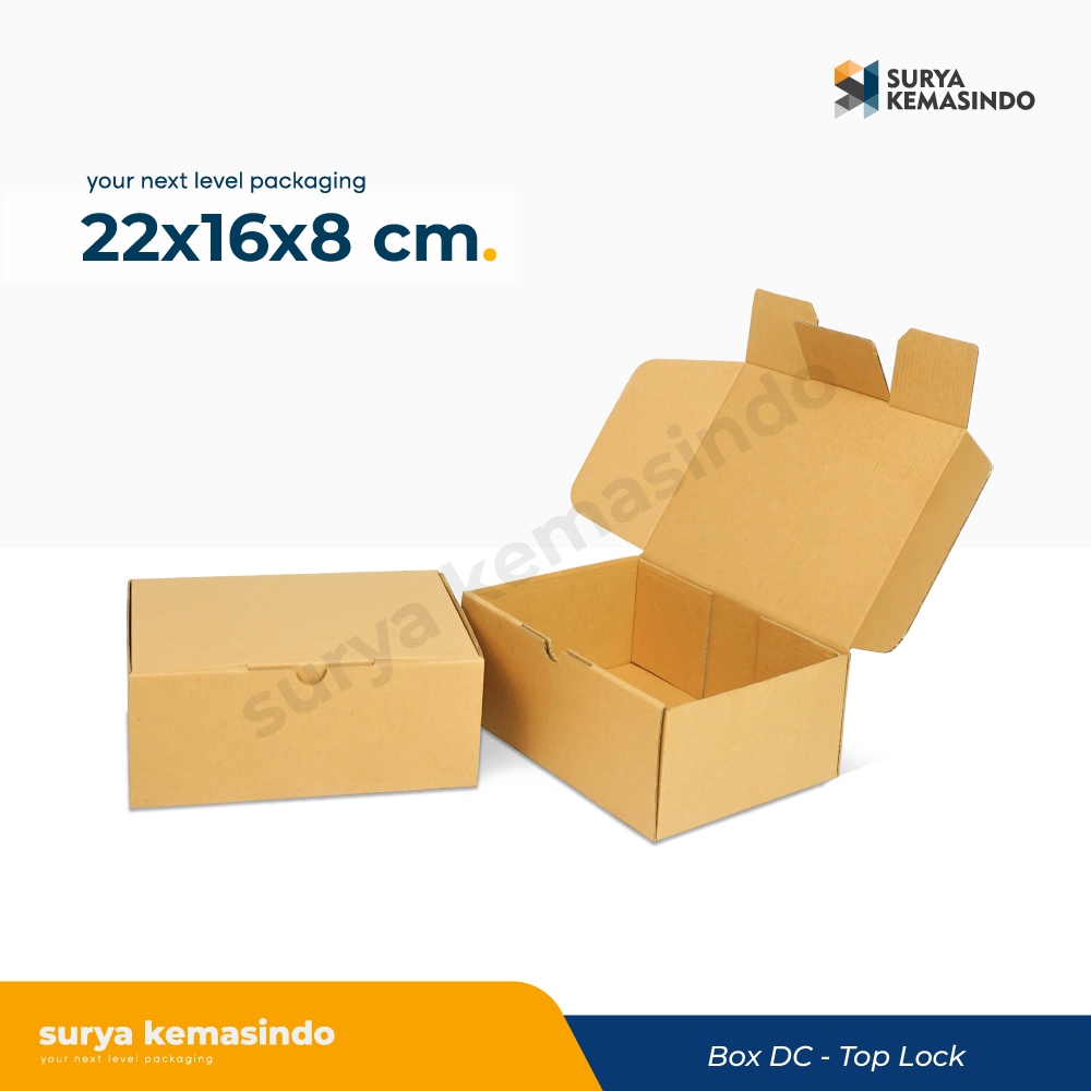 

Box 22x16x8 (BestDought-K) E Flute BoxRoti/Brownis/Kardus/kemasan/packingKarton/Hampers/Tinggi8