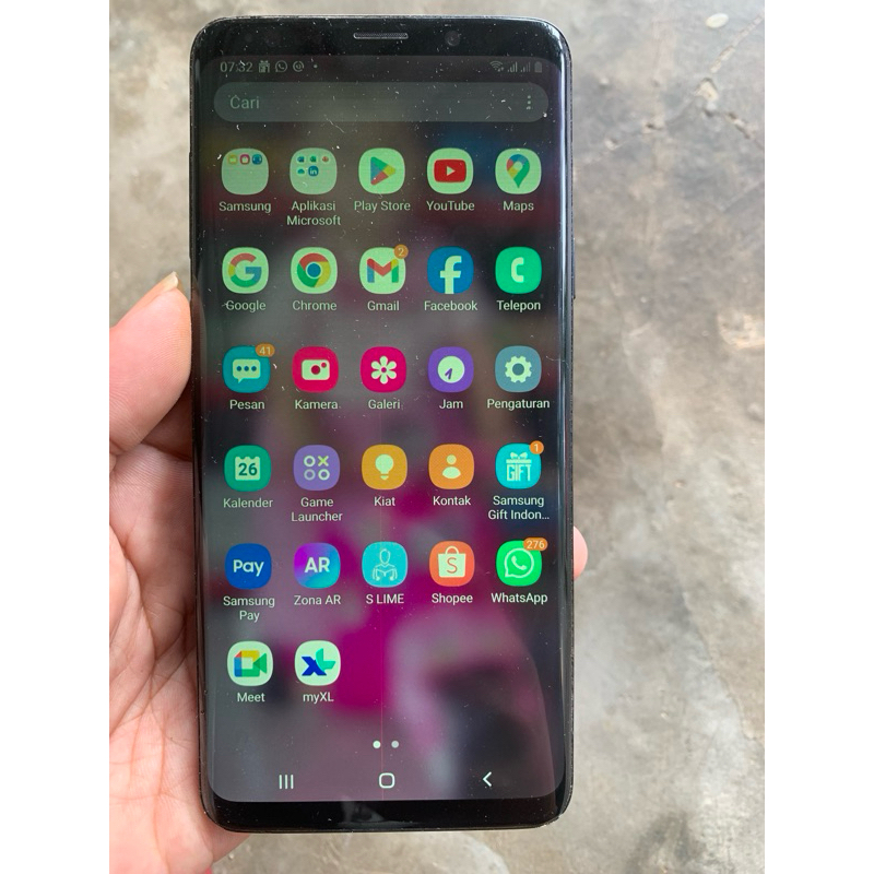 SAMSUNG S9 plus MINUS