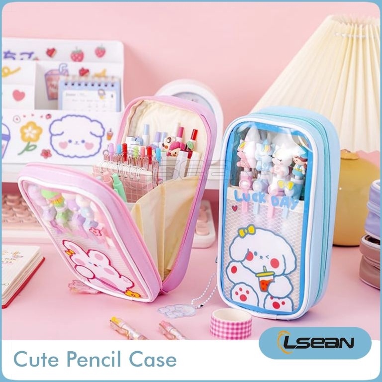 

is Tempat Pensil Mtif Kartun Luu Krea Multilayer Anti Air Statinery ase 71