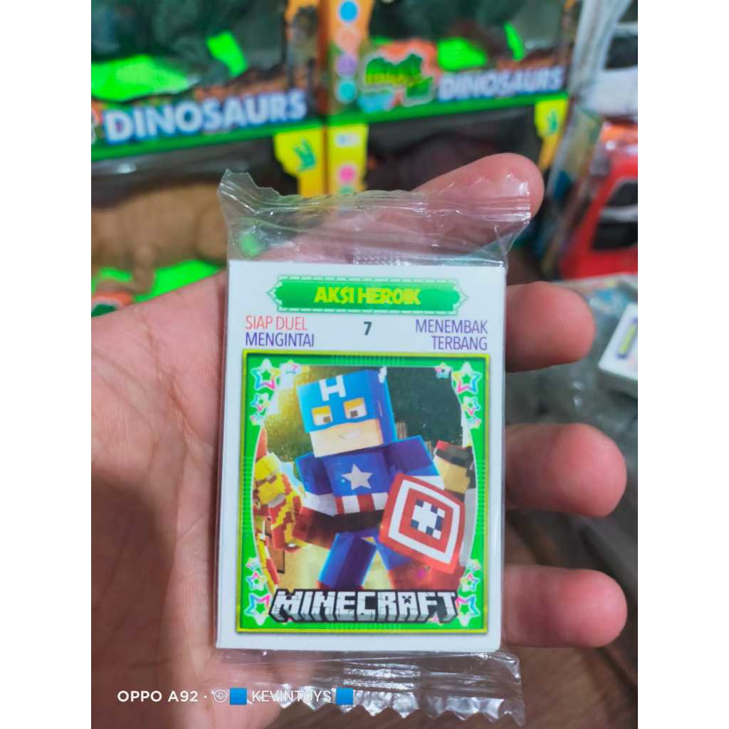 ( 10pcs ) MAINAN KWARTET BESAR GAMBAR UMBUL DG ( kevintoys ) / Permainan kartu kwartet