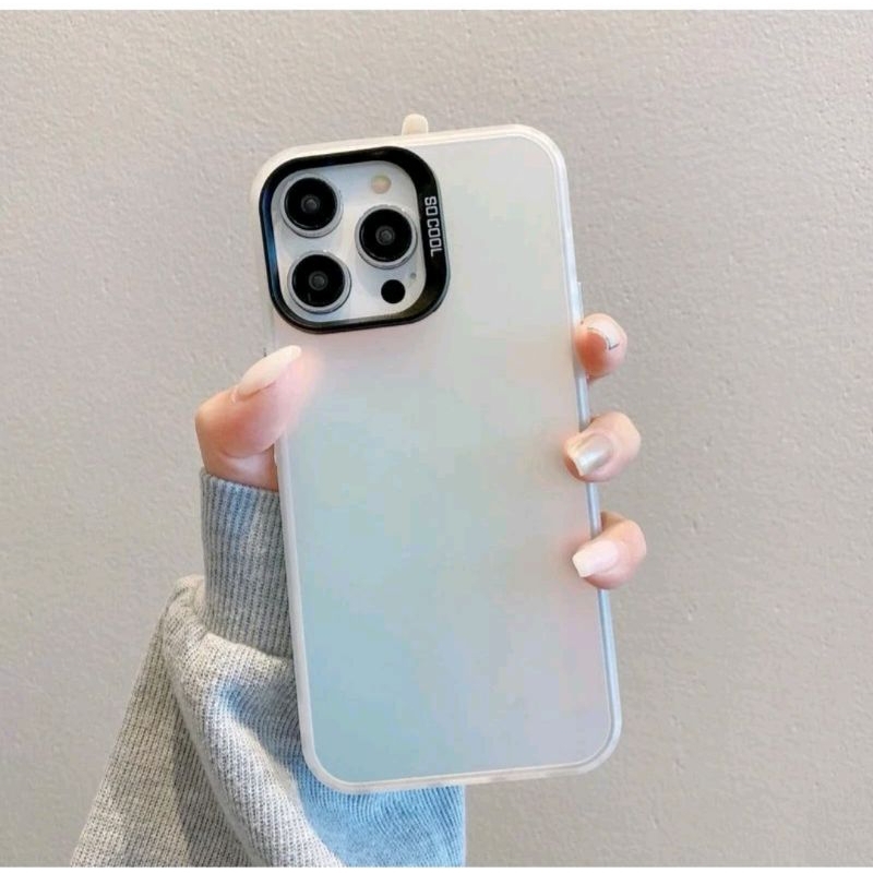 Softcase terbaru Case Hybrid IMD Matte Plate COLOR Hologram TIPE HP REDMI A1 / REDMI A2 / REDMI 9A /