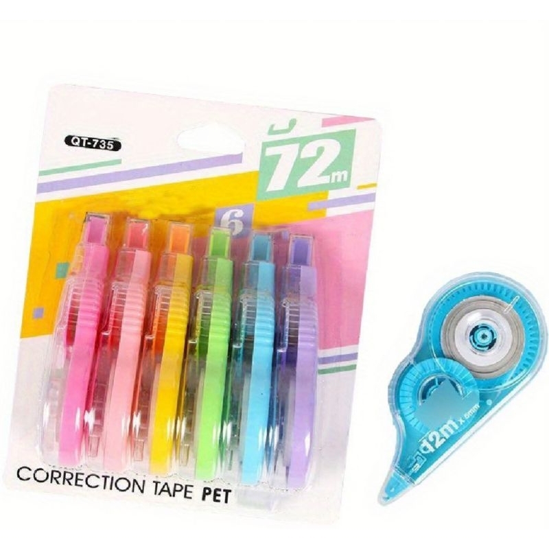 

TIP-EX ROLL KERTAS isi 6pcs PANJANG 12MX5MM harga 6pcs