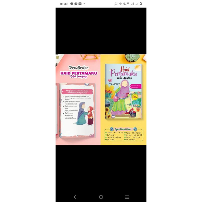 

buku haid pertamaku