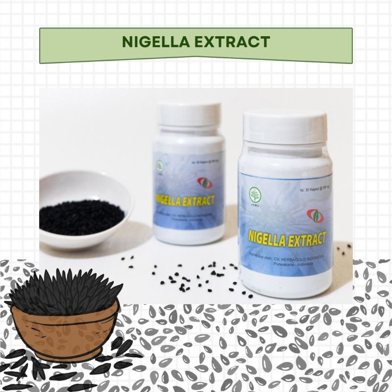 NIGELLA EXTRACT 30 CAPS DAN 60 CAPS