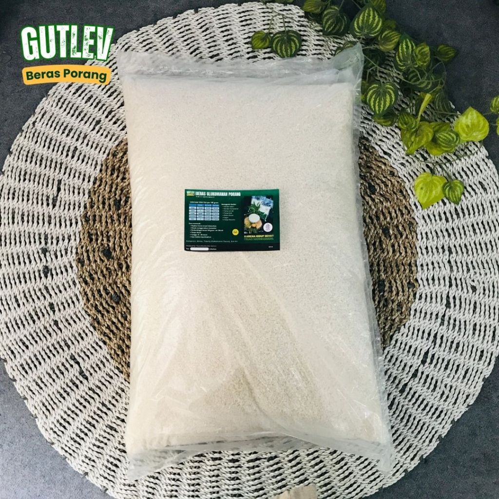 

Gutlev Beras Glukomanan Porang 25 KG (Lebih Hemat) 0 Gula 0 Lemak Rendah Kalori