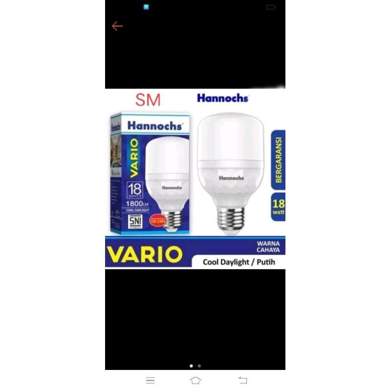 Lampu LED Hannochs 18 Watt