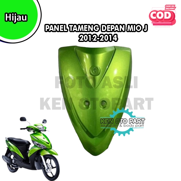 Cover Panel Dasi Tameng Depan Motor Yamaha Mio J 2012-2014 Warna Hijau