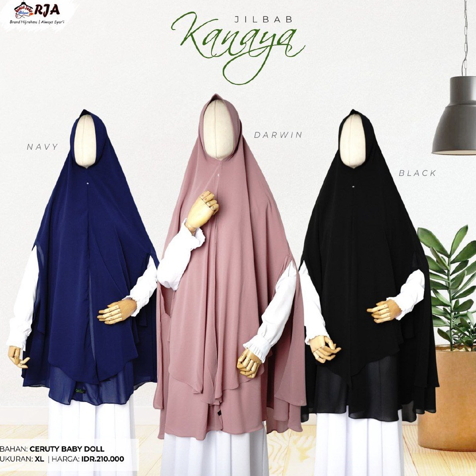 Jilbab Ceruti Syari Jilbab Syari Pesta Jilbab Syari Modern (JILBAB KANAYA)
