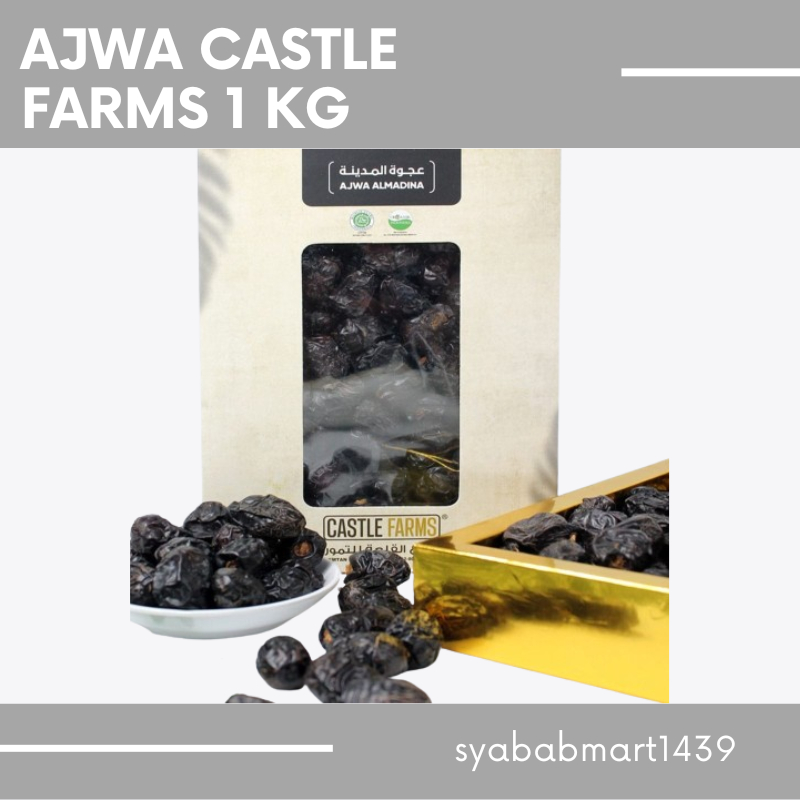 

KURMA AJWA CASTLE FARM 1KG / AJWA CASTLE FARM/OLEH OLEH HAJI DAN UMROH