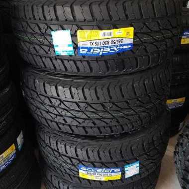 Ban mobil semi radial ring 20 untuk mobil Pajero ukuran 265 50 ring 20 Accelera omikron AT tubeles