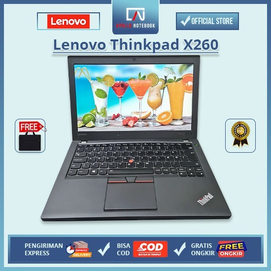Laptop Lenovo ThinkPad X260 Intel Core i5 / i7 - Second Murah Bergaransi