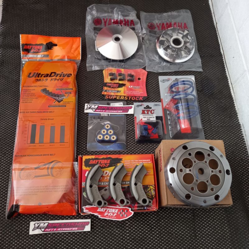 Paket full kirian CVT Yamaha Mio gt 115 mio j 115 fino 115 xride 115cc