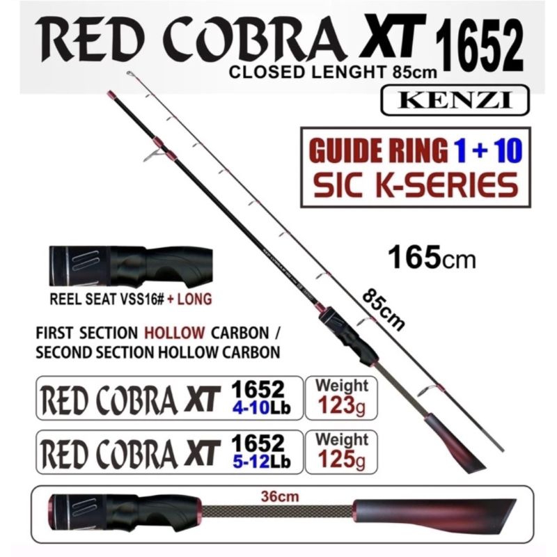 JORAN PANCING KENZI RED COBRA XT 165 TERBARU ORIGINAL