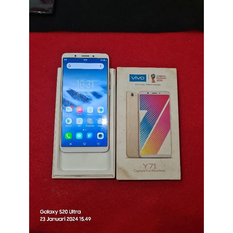 (SECOND) Vivo Y71 ram 2/16 Fullset Segel