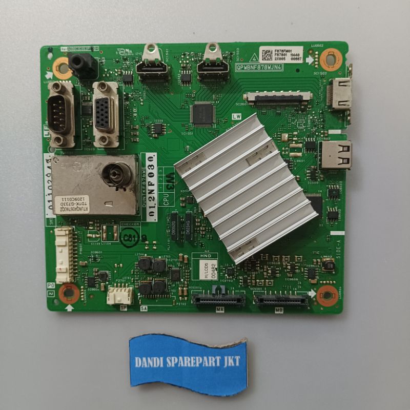MB led tv Sharp 32m400 - mainboard tv led - mesin tv led