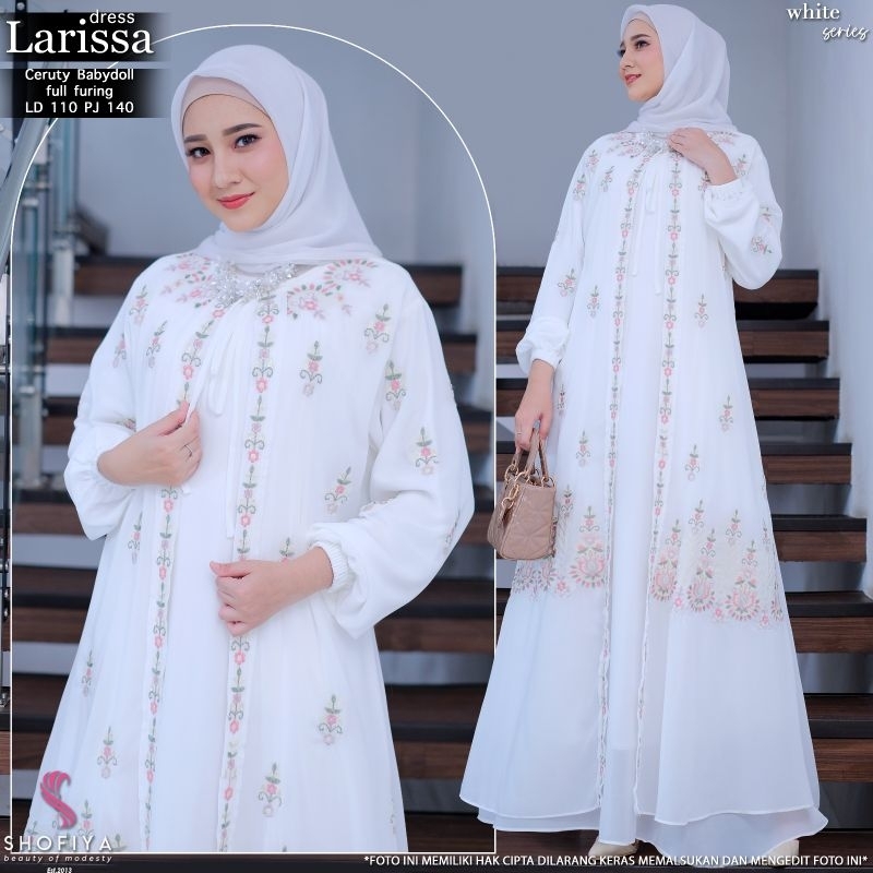 GAMIS LEBARAN LARISSA DRESS BORFIREWAH