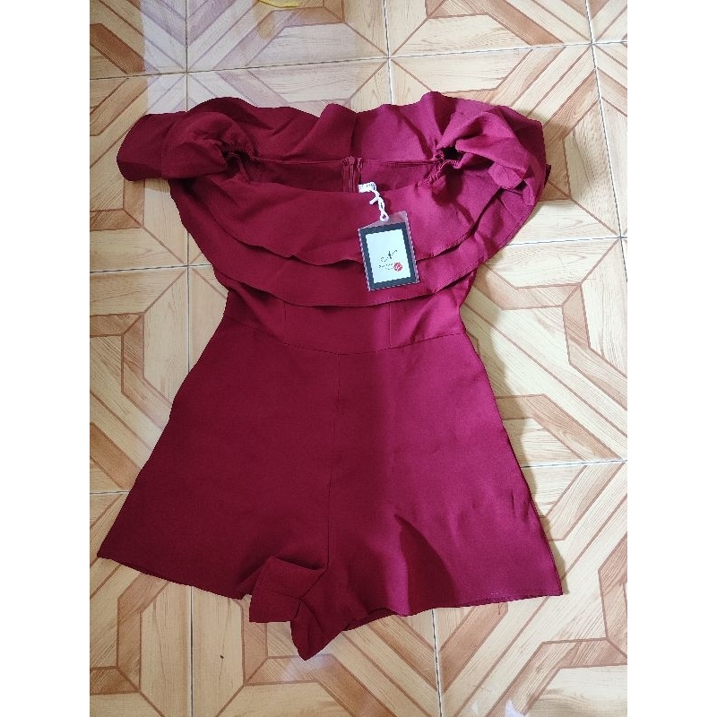 Jumpsuit merah