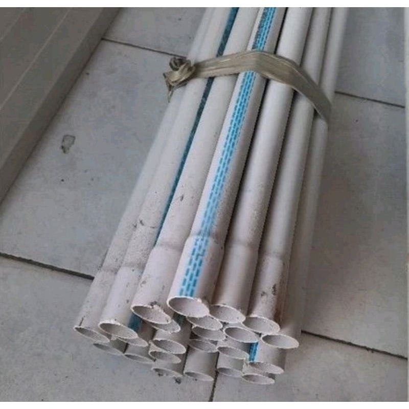 Pipa PVC 1/2" Inchi 3/4" AW per 1 Meter Pipa Paralon Murah Bisa Ecer