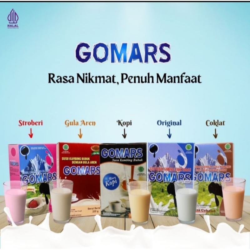 

susu kambing etawa gomars 105.000 isi 5 kotak