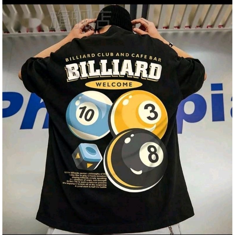 KAOS "BILLIARD" BIG SIZE 6XL | M L XL 2XL 3XL 4XL 5XL 6XL KAOS DISTRO KAOS JUMBO KAOS OVERSIZE  KAOS