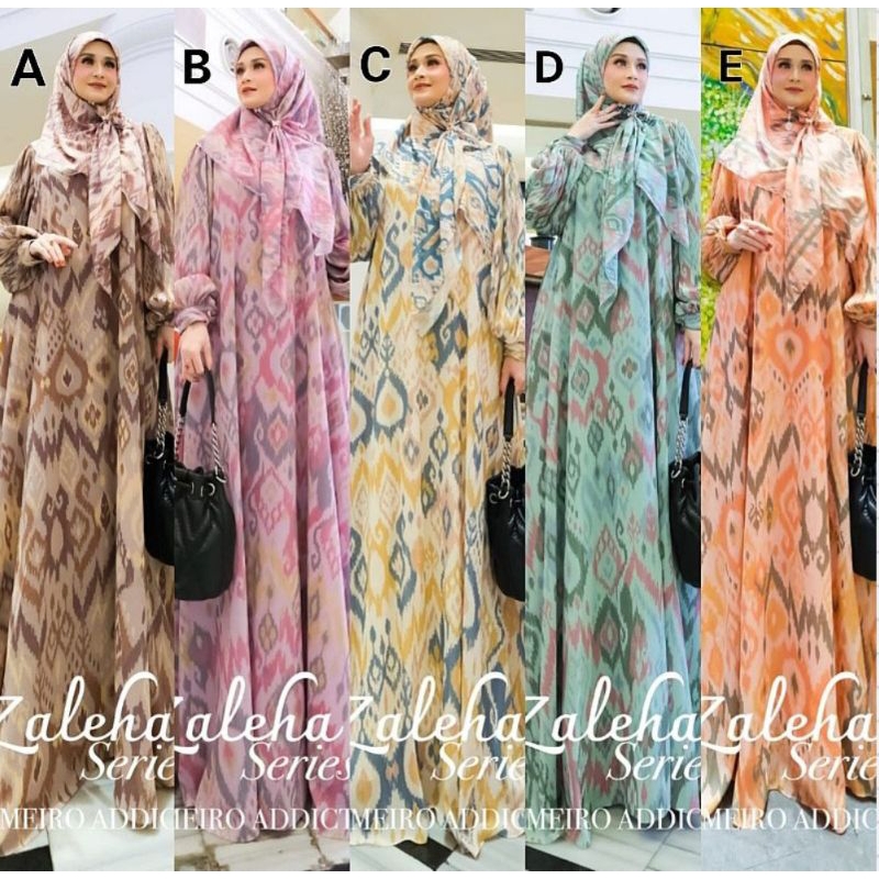 ZALEHA SET HIJAB OMEIRO BY AGOEST HANGGONO