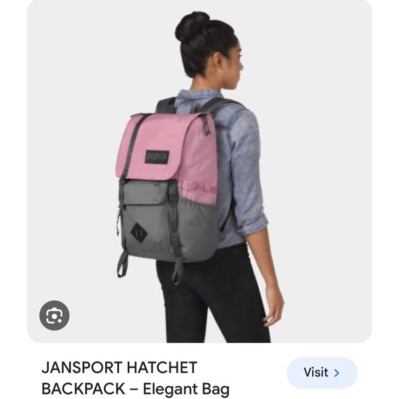 Jansport HATCHET Grey Pink (PreLoved)