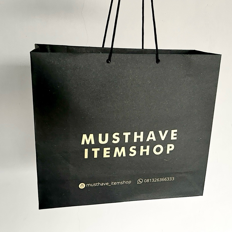 

paper bag premium warna hitam untuk hampers (tidak bisa dibeli terpisah)