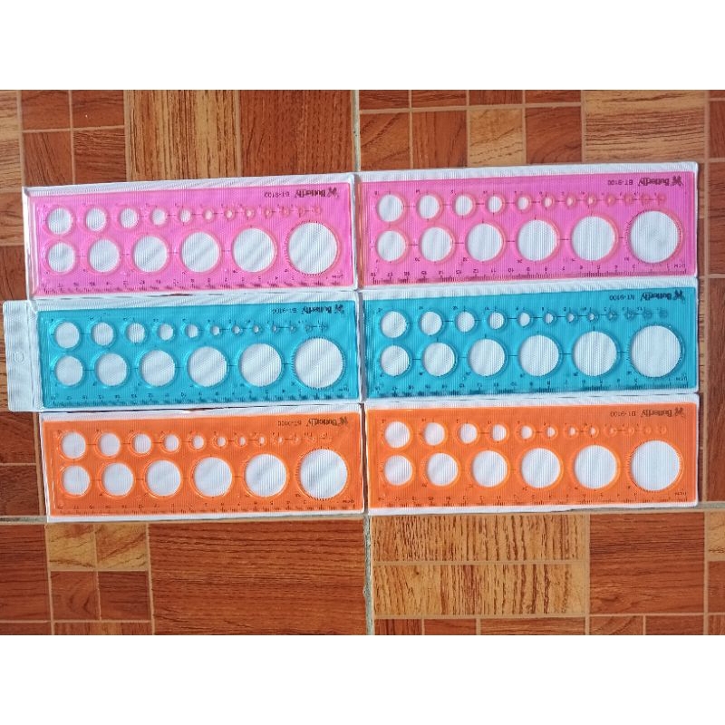 

Mal Penggaris Cetakan Bulat Kecil Panjang 18cm