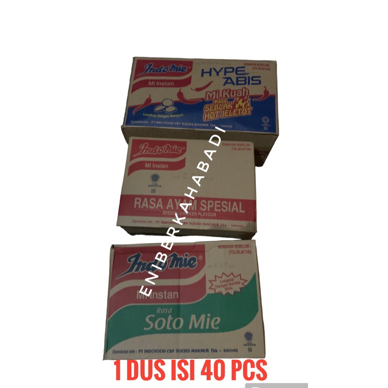 

Indomie Soto / Ayam spesial Mei 2025 1 dus isi 40 Bungkus