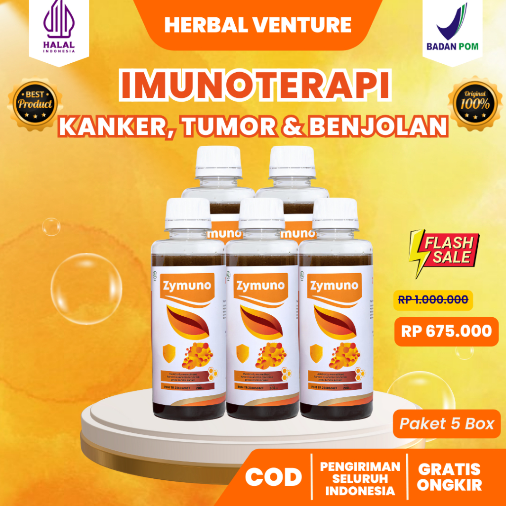 

ZYMUNO 5 BOTOL ASLI- ZYMUNO IMUNOTERAPI BENJOLAN KANKER TUMOR MENJAGA DAYA TAHAN TUBUH LIVE STORE