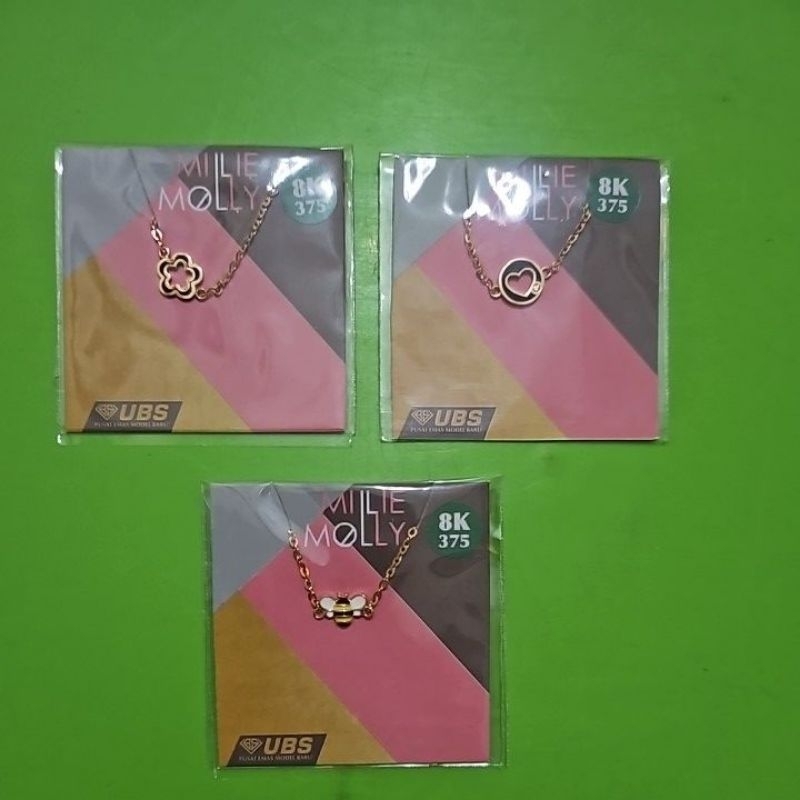 Cincin serut bunga, love, lebah tawon UBS kadar 8K 375