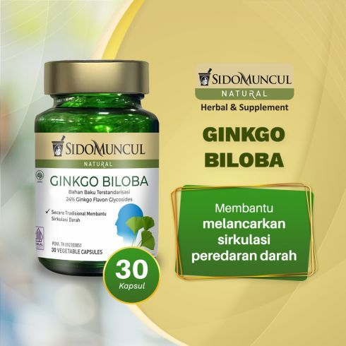 Ginkgo Biloba Sidomuncul 30 Kapsul
