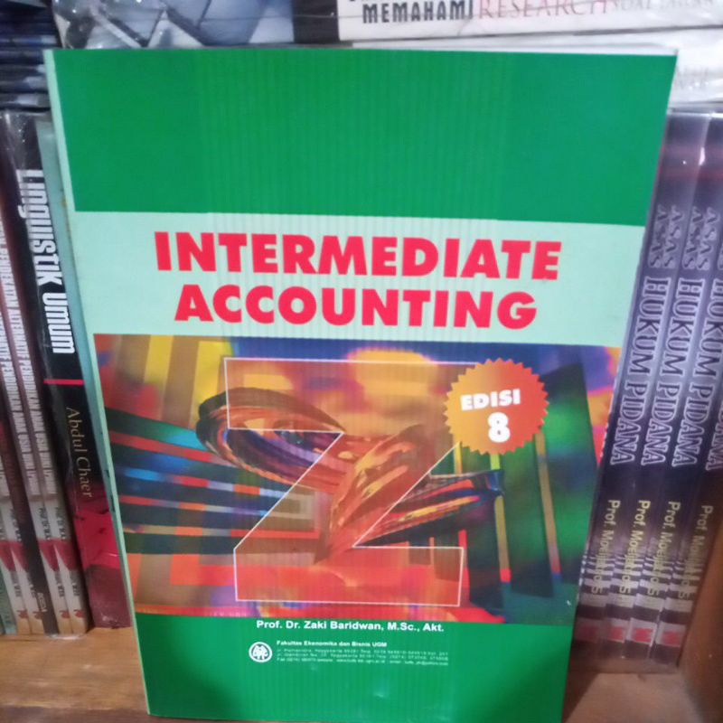 

INTERMEDIATE ACCOUNTING EDISI 8