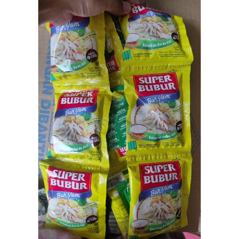 

Super Bubur Buryam Serenceng Isi 10 Saset - Buryam Super Bubur 10 x 22gr