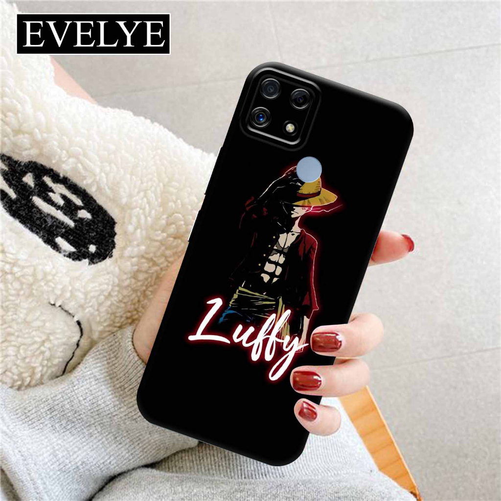 Soft case Hp REALME C25 - EVELYE - Fashion Case Aesthetic - Silicon - Pelindung Belakang Handpone - 