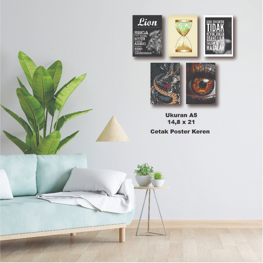 Cetak Poster Foto Murah Ukuran A5