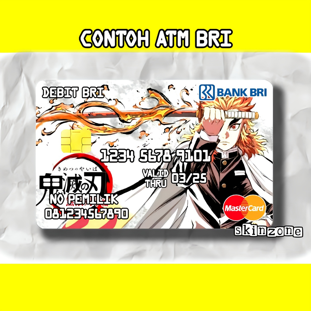 

STIKER ATM COSTUM ISI 2PCS (HASHIRA KNY)