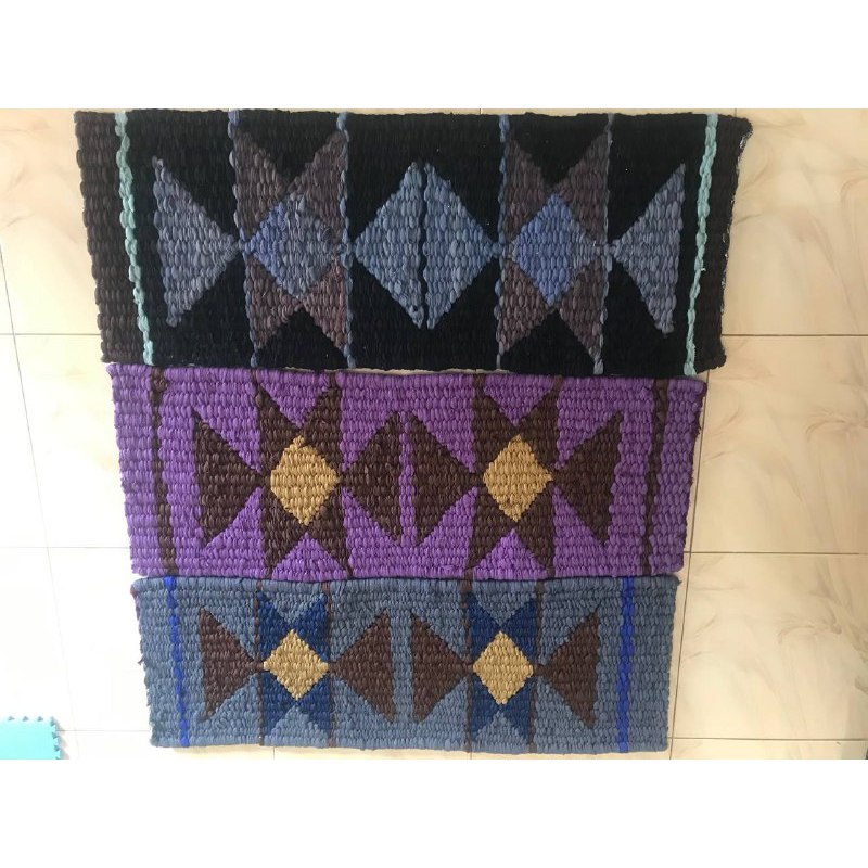 Keset gunungan panjang/keset kain perca/keset lantai