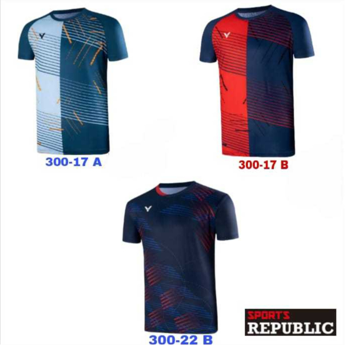 Baju Badminton Victor T-30017, T30022 Original