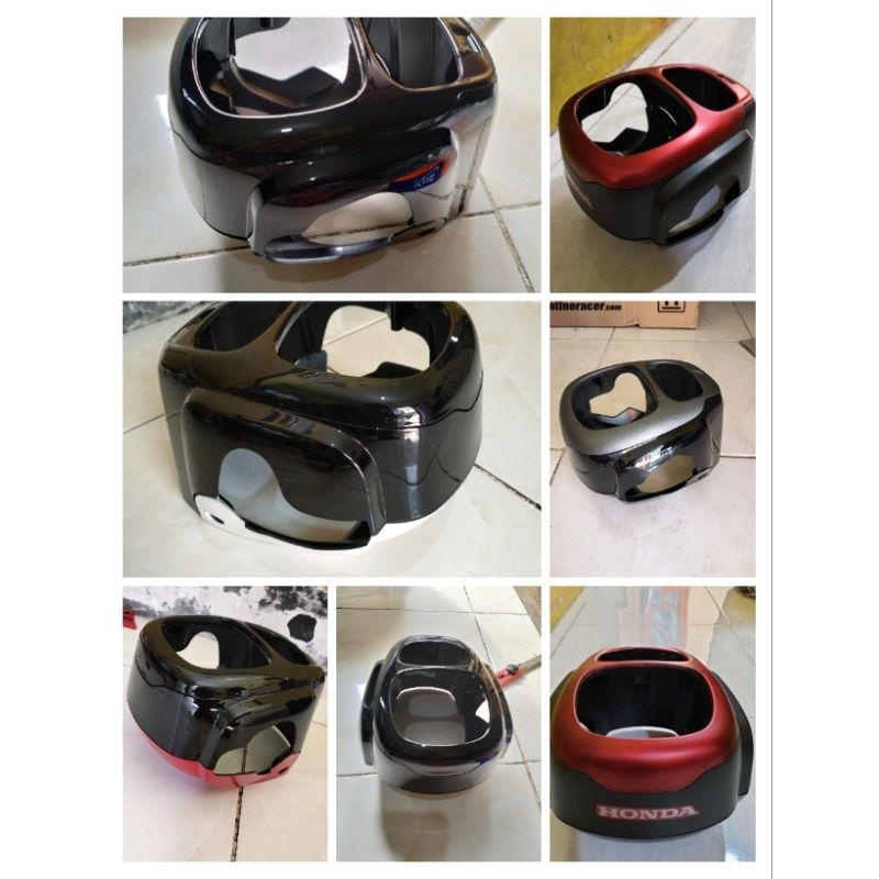 Batok spidometer scoopy k93 2017 2018 hitam atas dan bawah