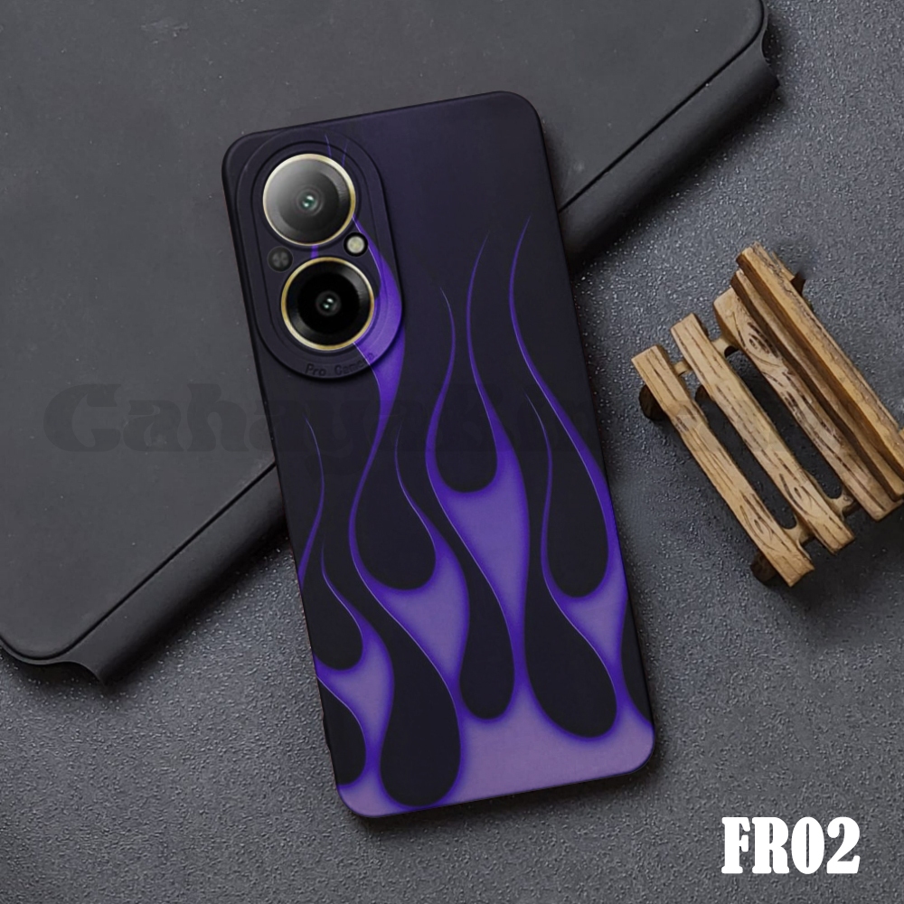 Marintri Case REALME C67 Fashion Case  GAMBAR API 2 Softcase Casing & Cover Hp Case Murah
