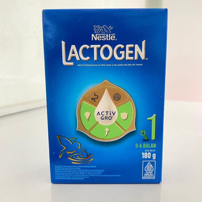 Susu Lactogen 1 0-6 bulan (180 gr, 350 gr, 1 kg)