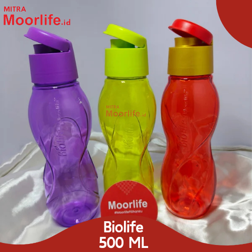 Moorlife Biolife 500 ML - Botol Minum Plastik
