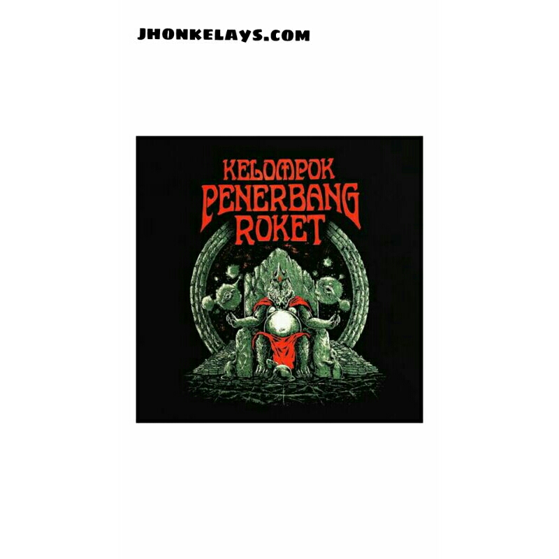 

sticker band rock kelompok penerbang roket uk besar dan bahan anti air kualitas oke