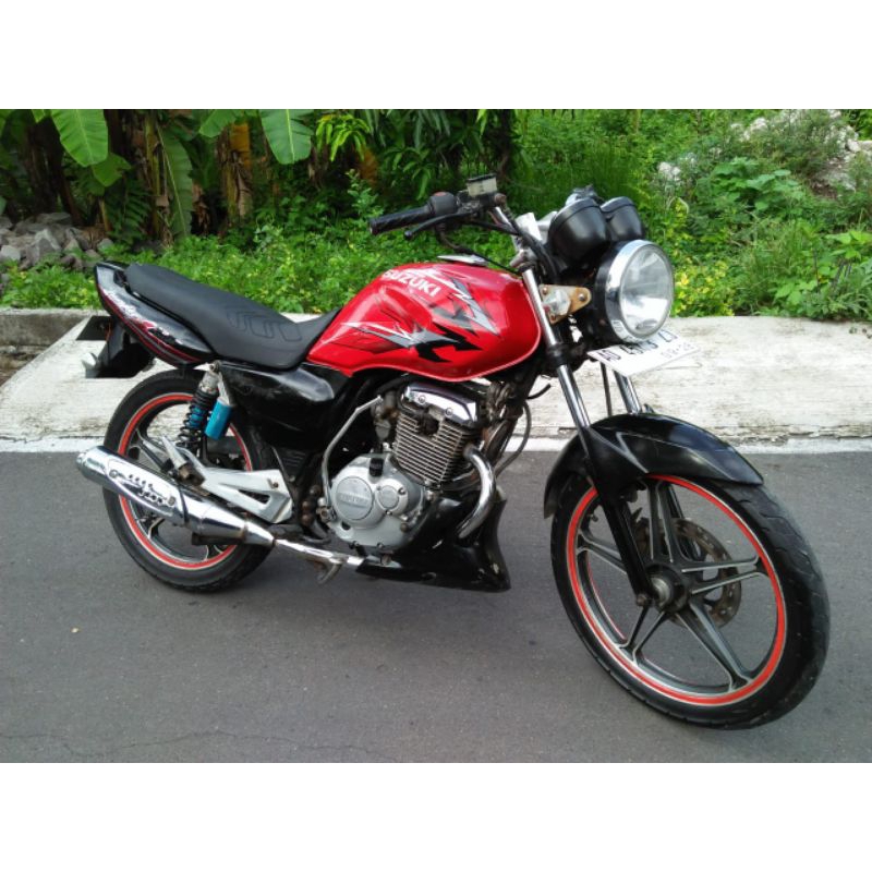 freeongkir Jawa Suzuki thunder STNK BPKB komplit pajak telat