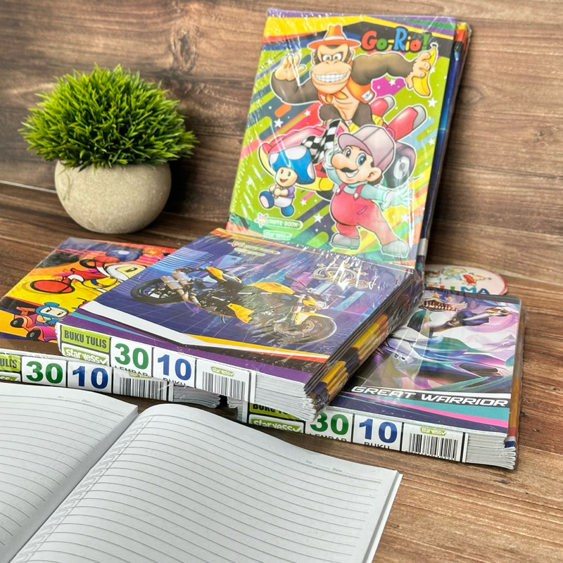 

BUKU TULIS 30 / 38 LEMBAR STARYESS ISI 10 BUKU TULIS MURAH