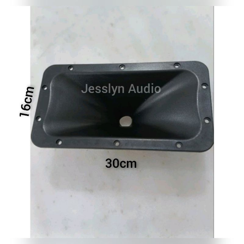 Horn Tweeter 16x30cm / corong twitter model JBL import bahan plastik drat 30x16cm